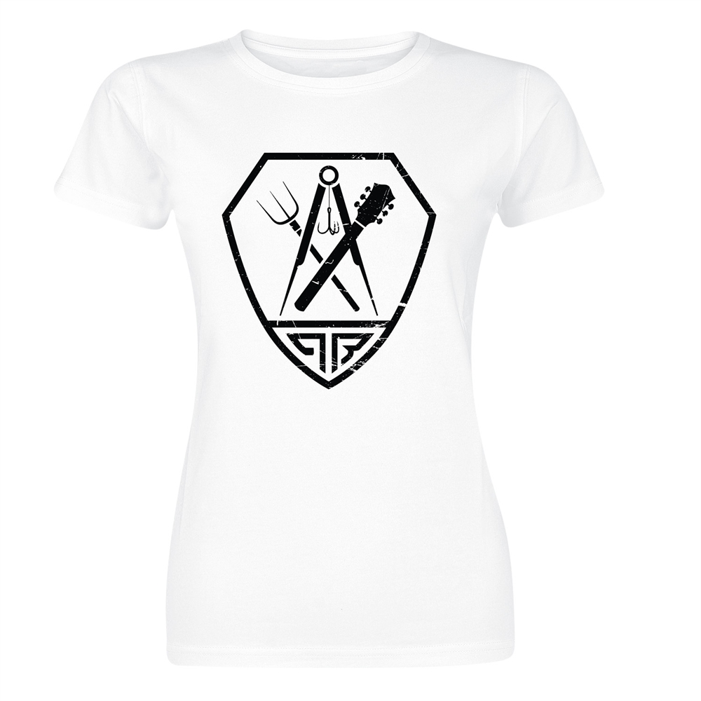 Philipp Burger - Logo, Girl-Shirt (white)