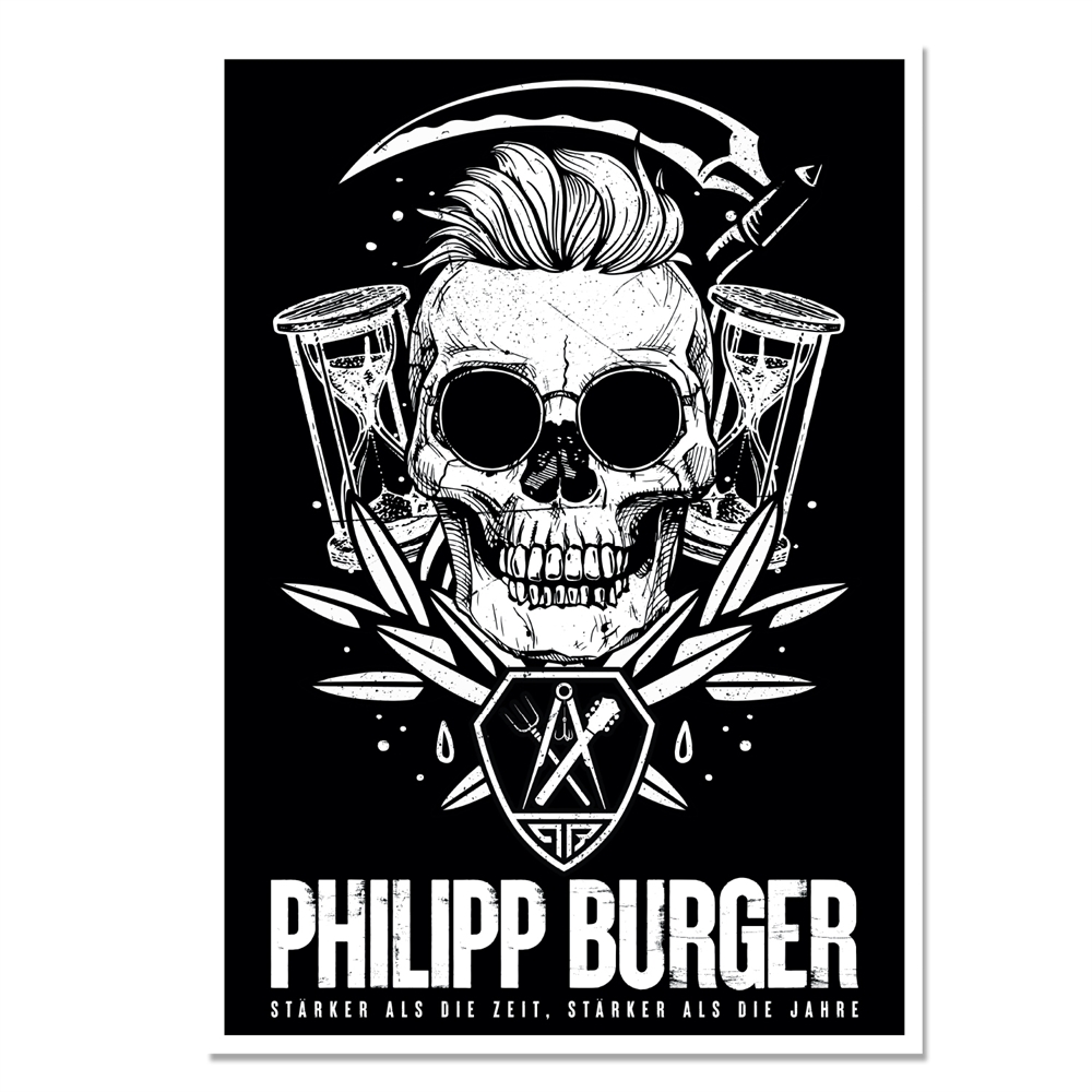 Philipp Burger - Stärker als die Zeit Poster (A1)